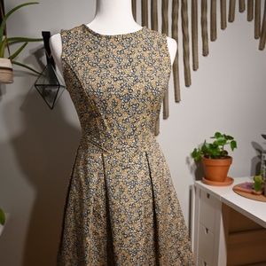 MAX STUDIO Floral Pleated Dress